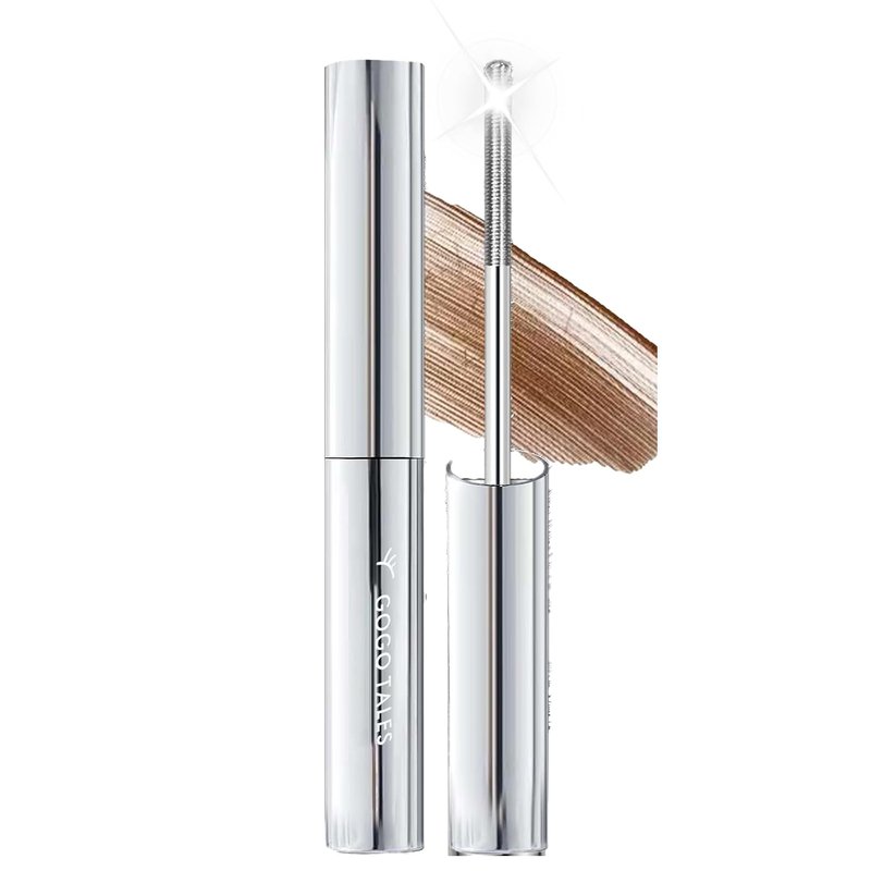 **Regine Switzerland Brown Washable Iron Wand Mascara - Waterproof, Buildable Formula for Clump-Free Length and Volume**
