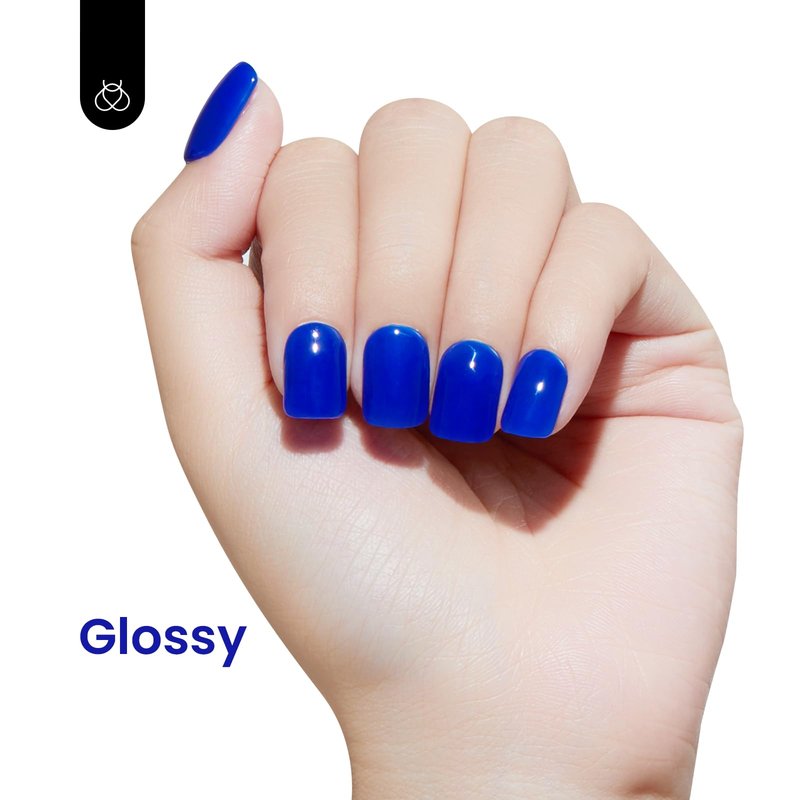 Beetles Blue Gel Nail Polish - Sapphire Love Color, Royal Blue Gel Polish, Soak Off Uv LED Spring Nails for Manicure Salon DIY Design for Women