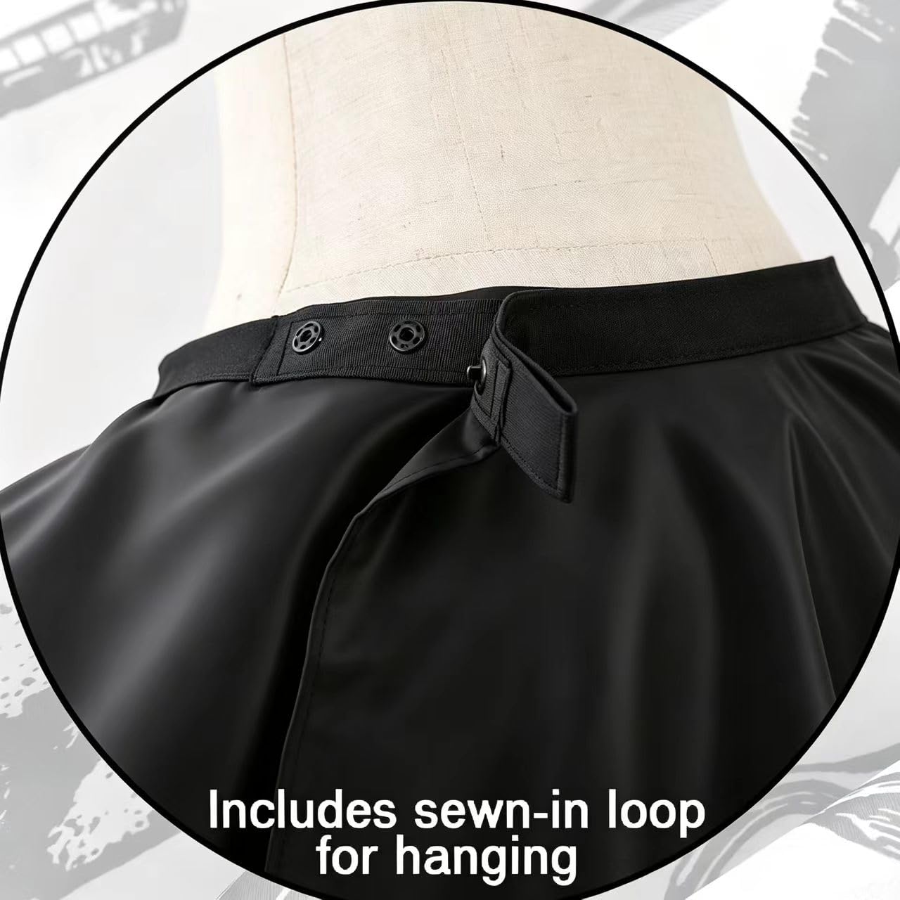 Waterproof Hair Styling Cape - Durable Nylon Haircut Salon Gown with Snap Closure | 50" x 60" | 2-Pack