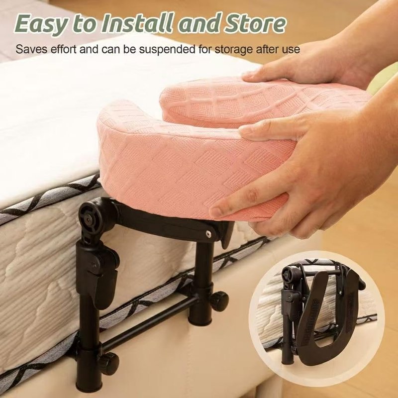 Cxgros Massage Headrest for Bed, Adjustable Massage Face Cradle at Home, Portable Massage Table Kit for Sleeping Mattress, Face Down Pillow After Eye Surgery (Pink Basic Set)
