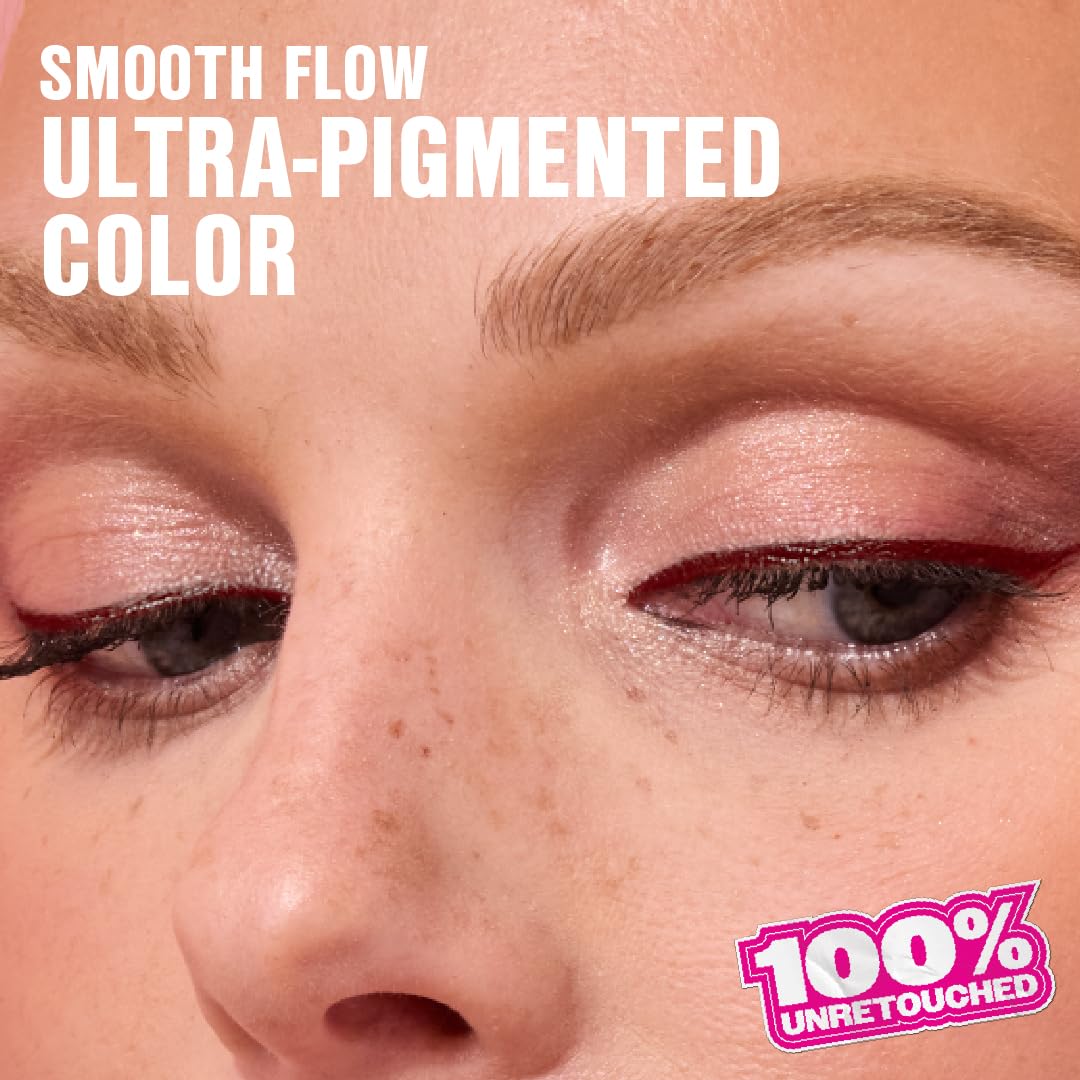 Wet n Wild Mega Last Liquid Eyeliner - Waterproof, 16-Hour Wear, Ultra-Fine Brush - Vegan & Cruelty-Free - Brown