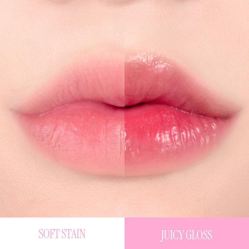 LOVB Pudding Glow Korean Lip Tint - Natural Long-Lasting Lip Stain | Non-Sticky & Lightweight | 0.14 oz (07 Coco Rose)