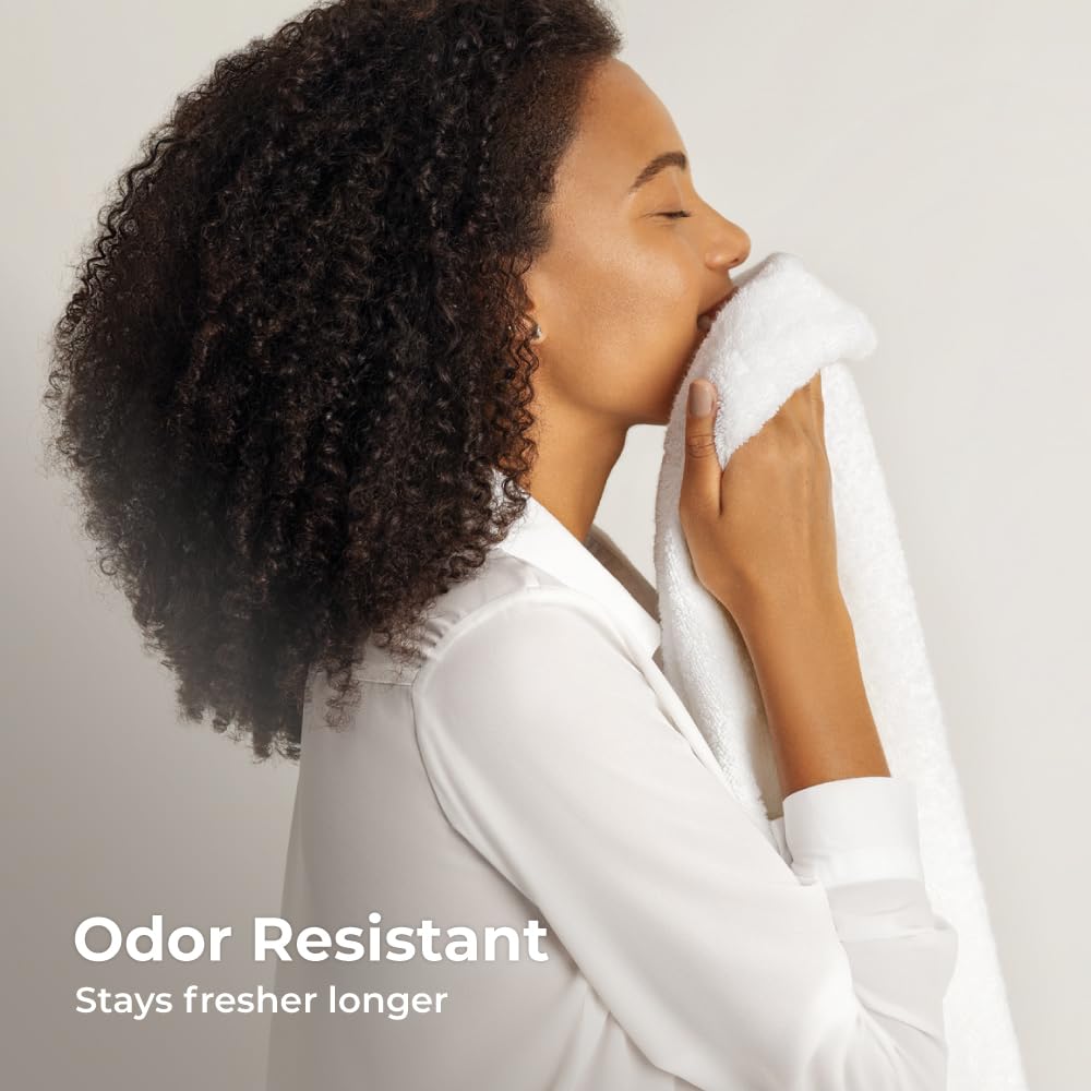 Cariloha Bath Sheet | Onyx | 40"x72" | Turkish Cotton & Viscose Material Blend | Extra Smooth, Odor Resistant and Highly Absorbent