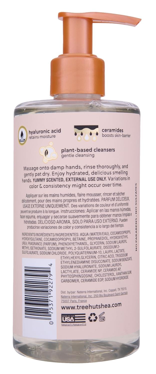 Tree Hut Vanilla Hand Wash - Nourishing Serum Infused Formula for Hydrated Skin | 11 fl oz