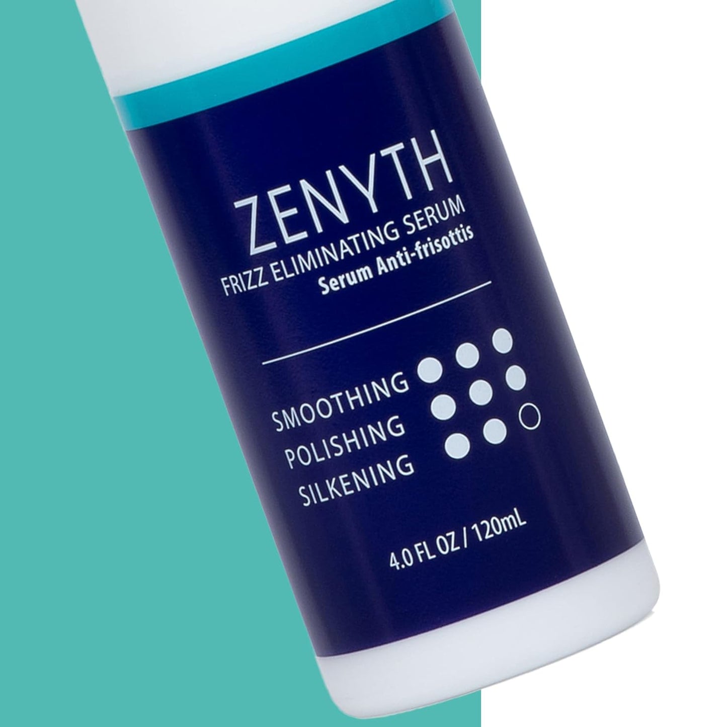 SUDZZFX Zenyth Frizz Eliminator Serum - Heat Protection & Smoothing for Damaged Hair - 4 Fl Oz