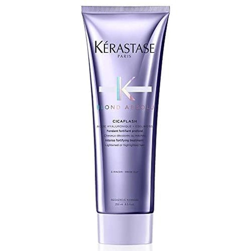 Kerastase Blond Absolu Cicaflash Hydrating Conditioner - Hair Repair For Bleached & Damaged Hair, Strengthens & Nourishes, With Hyaluronic Acid, Protects Against Breakage