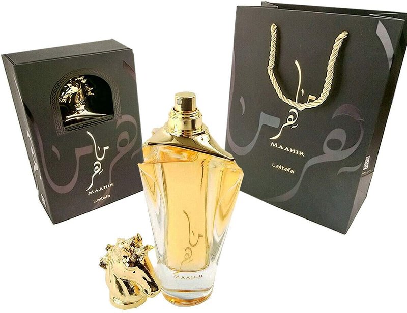 Lattafa Maahir Unisex Eau de Parfum Spray - 3.4 oz | Long-Lasting Fragrance