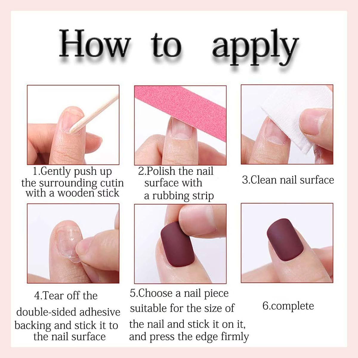 Skiennix Press-On Nails - Medium Almond Chrome Design | Full Cover Glossy Finish - 24PCS