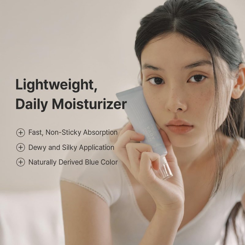 Dr.Althea Aqua Marine Watery Cream | Daily Face Moisturizer for All Skin Types | Deep Hydration Face Cream with Hyaluronic Acid | Vegan Korean Skincare, 1.69 Fl Oz
