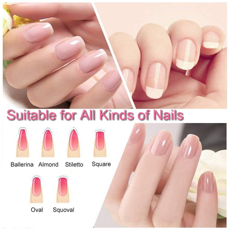 20 Pcs Glass Nail File Bulk with Plastic Sleeve, Crystal Fingernail Files Set, Double Sided Finger Nail Files, Professional Manicure Nail Care for Women Girls