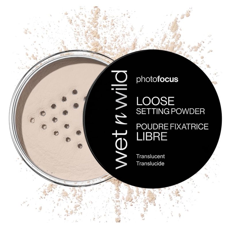Photo Focus Loose Baking Setting Powder | Highlighter for Fair to Medium & Tan Skin Tones - Translucent Finish