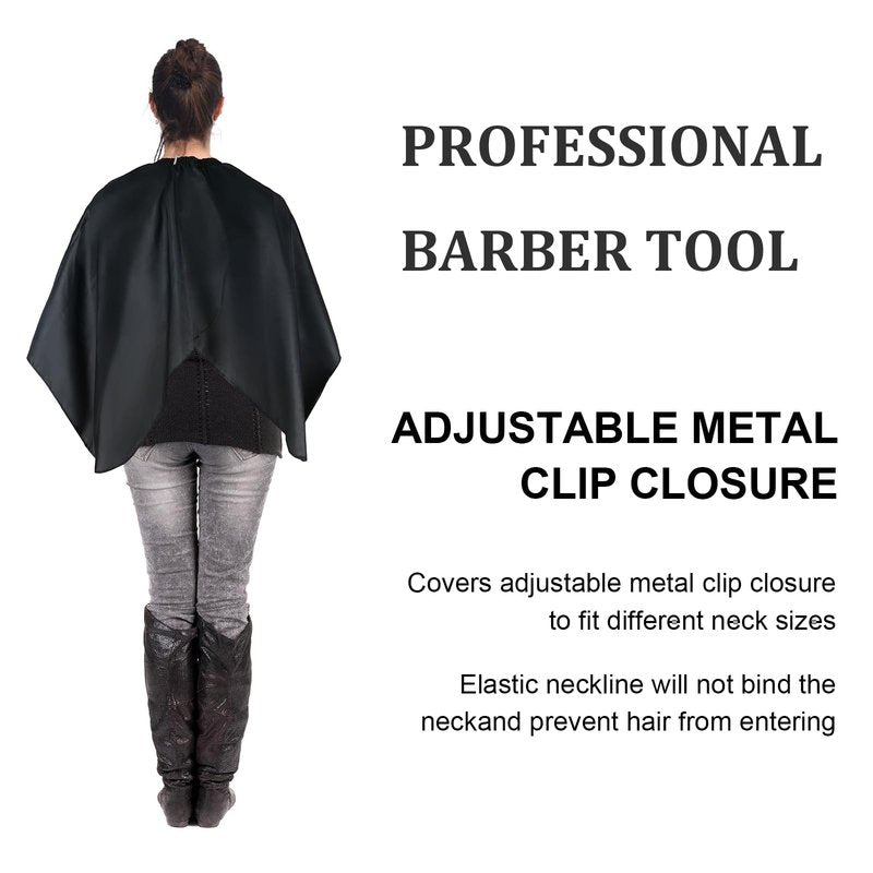 Professional Barber Cape with Adjustable Neckline Salon, Hair Cape for Men and Women, Hair Cutting Tools Barber Supplies Accessories