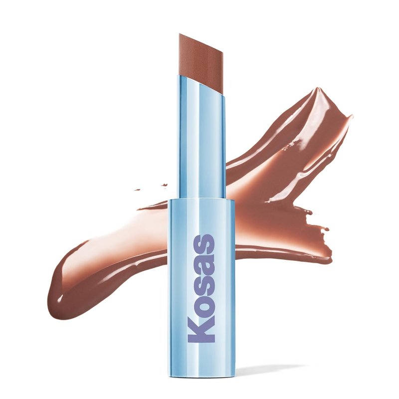 Kosas Moisturizing Shiny Sheer Lipstick - Ceramides, Hyaluronic Acid & Mango Butter | 100 Degrees