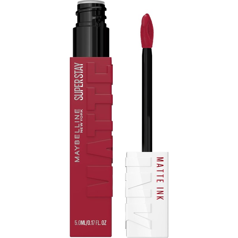 Maybelline Super Stay Matte Ink Liquid Lipstick - Long Lasting Deep Cranberry Color | Up to 16H Wear, 1 Count