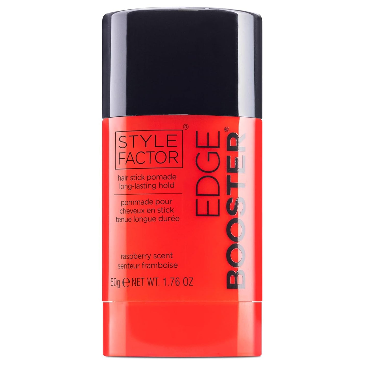 Style Factor EDGE BOOSTER Hair Wax Stick Pomade - Strong Hold for Flyaways & Edges | Raspberry Scented