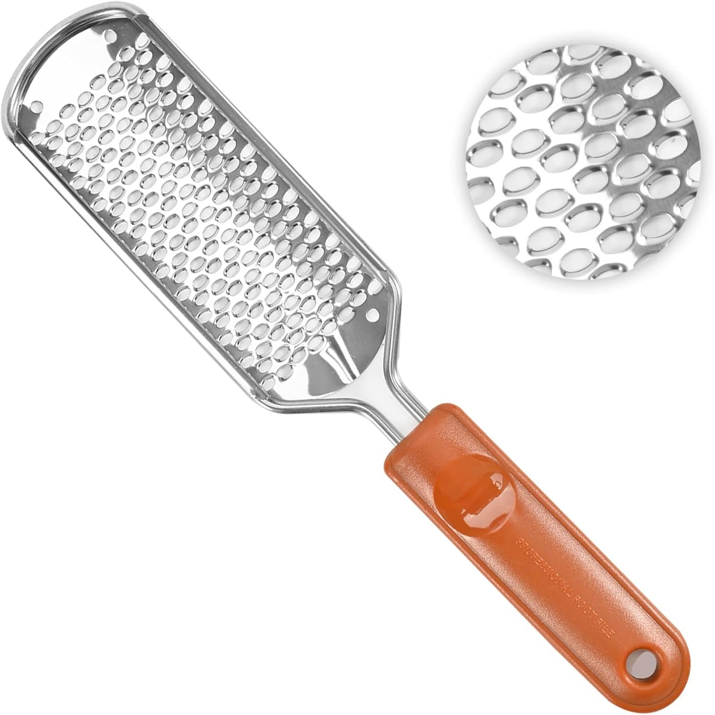 Skiennix Professional Foot Scrubber - Dead Skin Remover & Callus File for Cracked Heels | Pedicure Tool