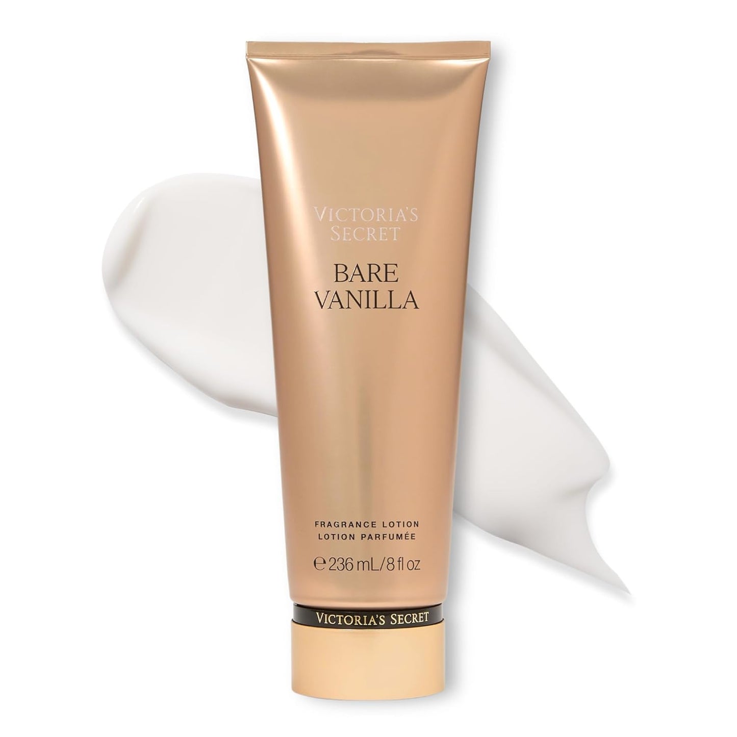 Victoria's Secret Bare Vanilla Hand & Body Lotion - Nourishing Formula with Soft Cashmere Scent (8 oz)