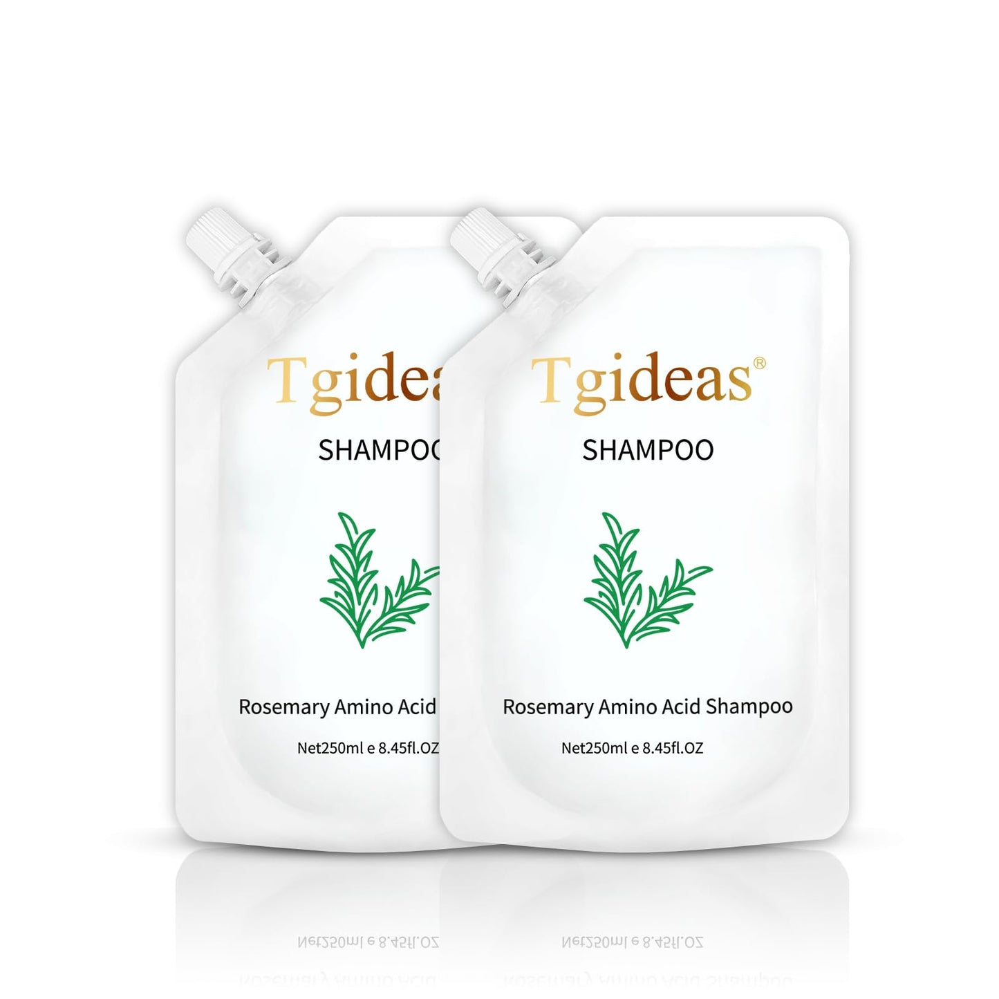 Tgideas Rosemary Amino Acid Shampoo, Hair Growth Shampoo for Thinning Hair Women and Men Hair Loss, Zinc PCA Thicken & Strengthen Scalp with Hydrolyzed Silk 8.45 fl.oz - 2 Packs