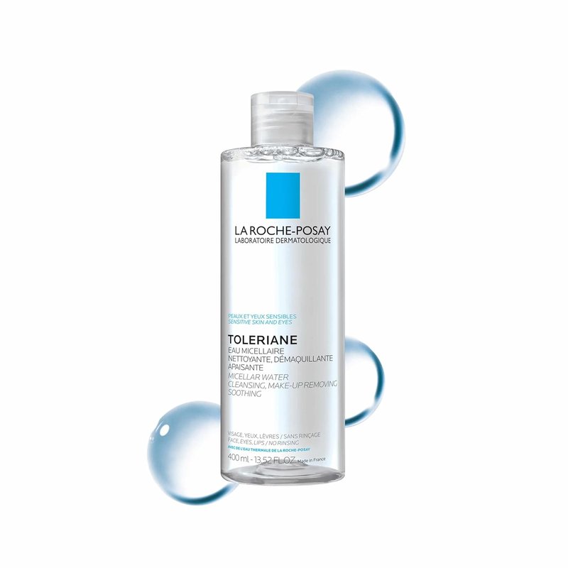 La Roche-Posay Micellar Cleansing Water - Gentle Makeup Remover for Sensitive Skin | Hydrating Face Toner
