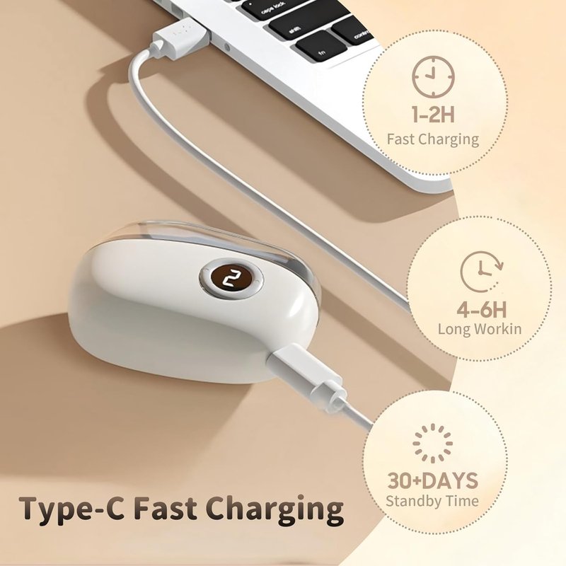 Electric Nail Clipper - 3-Speed Adjustable Automatic Nail Trimmer for Seniors, Adults & Babies | Fingernail & Toenail Care (White)