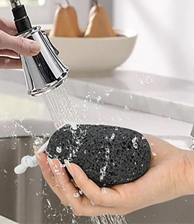 RDRKR Natural Lava Pumice Stone for Feet & Hands – Callus & Corn Remover for Cracked Heels, Hard Dry Skin Exfoliator, Volcanic Foot Scrubber Pedicure Tool (Brown)