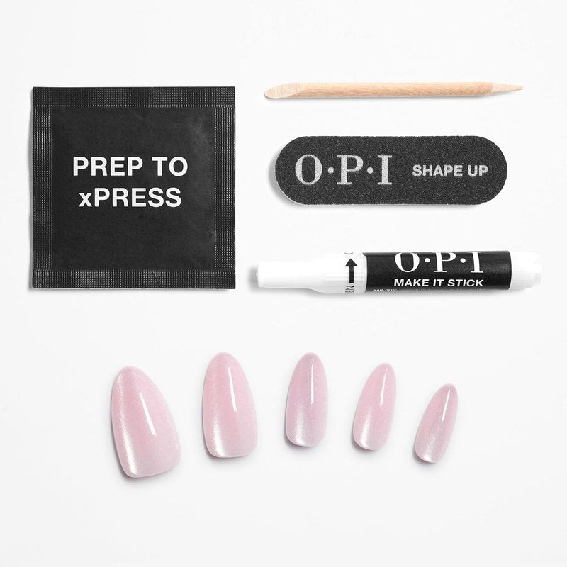 OPI Press-On Nails - Professional Nail Art Kit | Short Round, Long Almond & Coffin Shapes