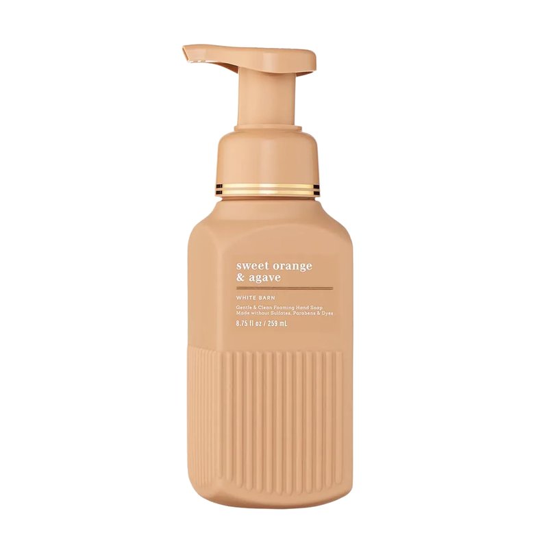 Bath & Body Works Gentle & Clean Foaming Hand Soap, Sweet Orange & Agave Citrus Scent, Non-Drying, Made Without Sulfates & Parabens, Foaming Hand Wash for Kitchen & Bathroom, 8.75 fl oz - 1 Pack