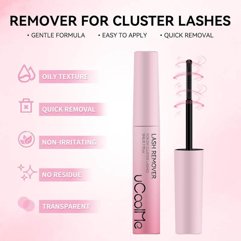 Lash Glue Remover - Gentle Formula for Sensitive Eyes | 5ML Eyelash Bond Remover for Lash Clusters