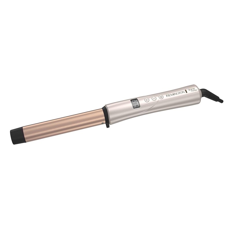 Remington Shine Therapy Curling Wand - 1 Inch Argan Oil & Keratin Infused for Loose Waves | Includes Heat Glove