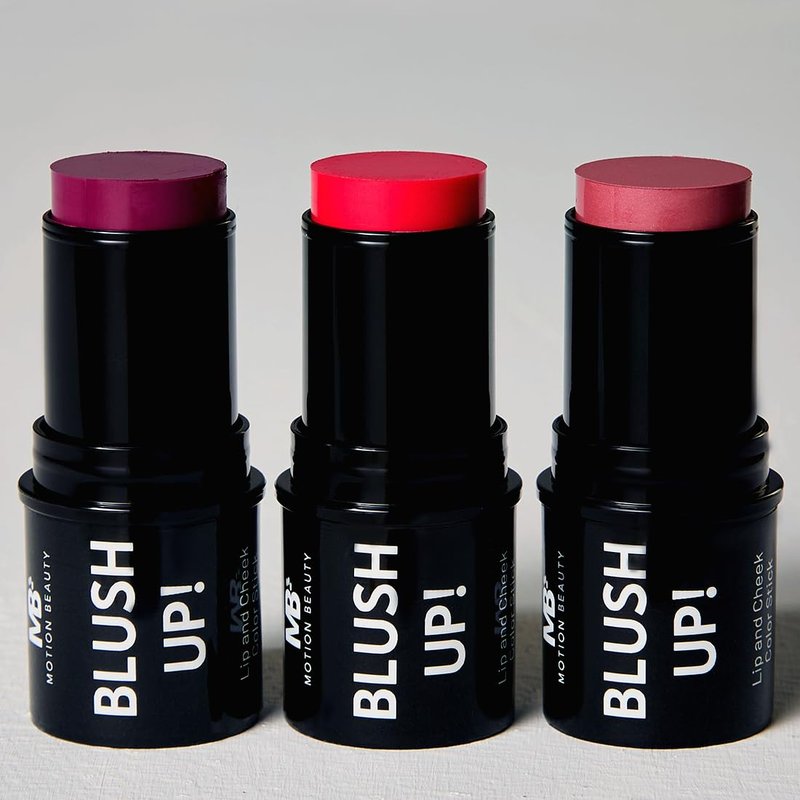 Blush Up: Cream Blush Stick for Cheeks and Lips, 2-in-1 Buildable Vibrant Color, Long Lasting Makeup for Gym & Workouts, Non-Greasy, Vegan & Gluten-Free, 0.32 Fl Oz