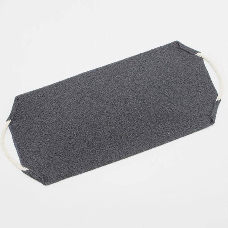 Frosted Bath Towel Portable Exfoliating Back Scrubber Shower Cloth for Deep Skin Cleansing and Smooth Skin 17.71X7.87In