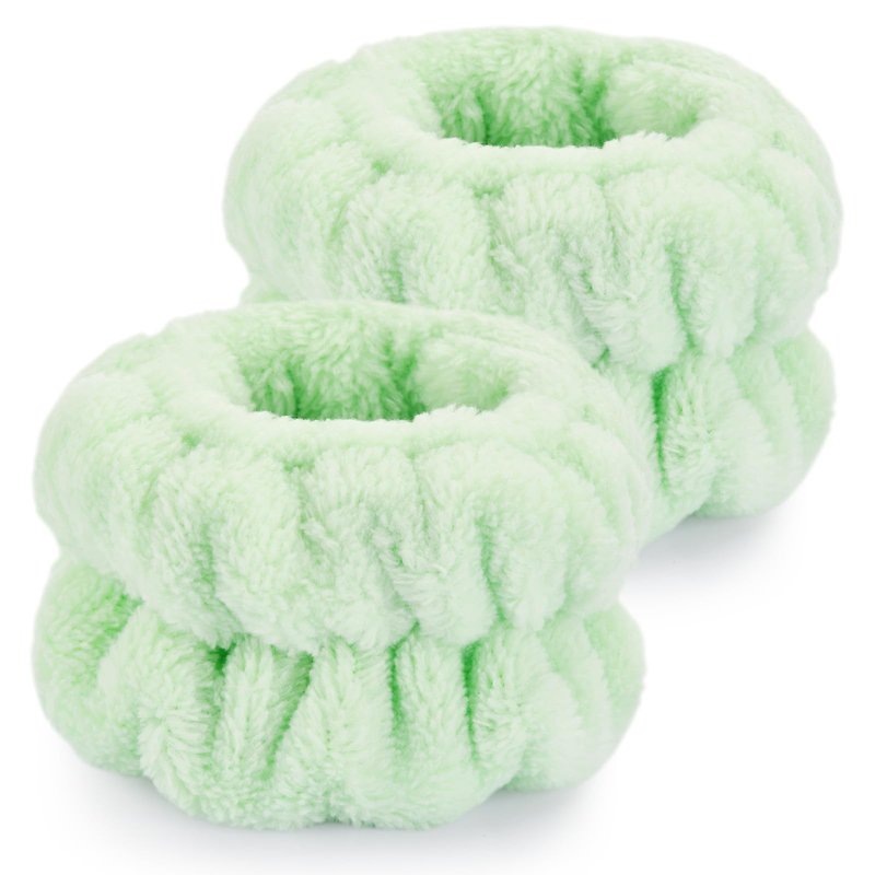 2 Pcs Wrist Bands for Washing Face-Dorbetar, Microfiber Wrist Towels for Washing Face, Spa Wristbands for Washing Face, Face Wash Wristbands, Arm Bands for Washing Face for Woman and Children