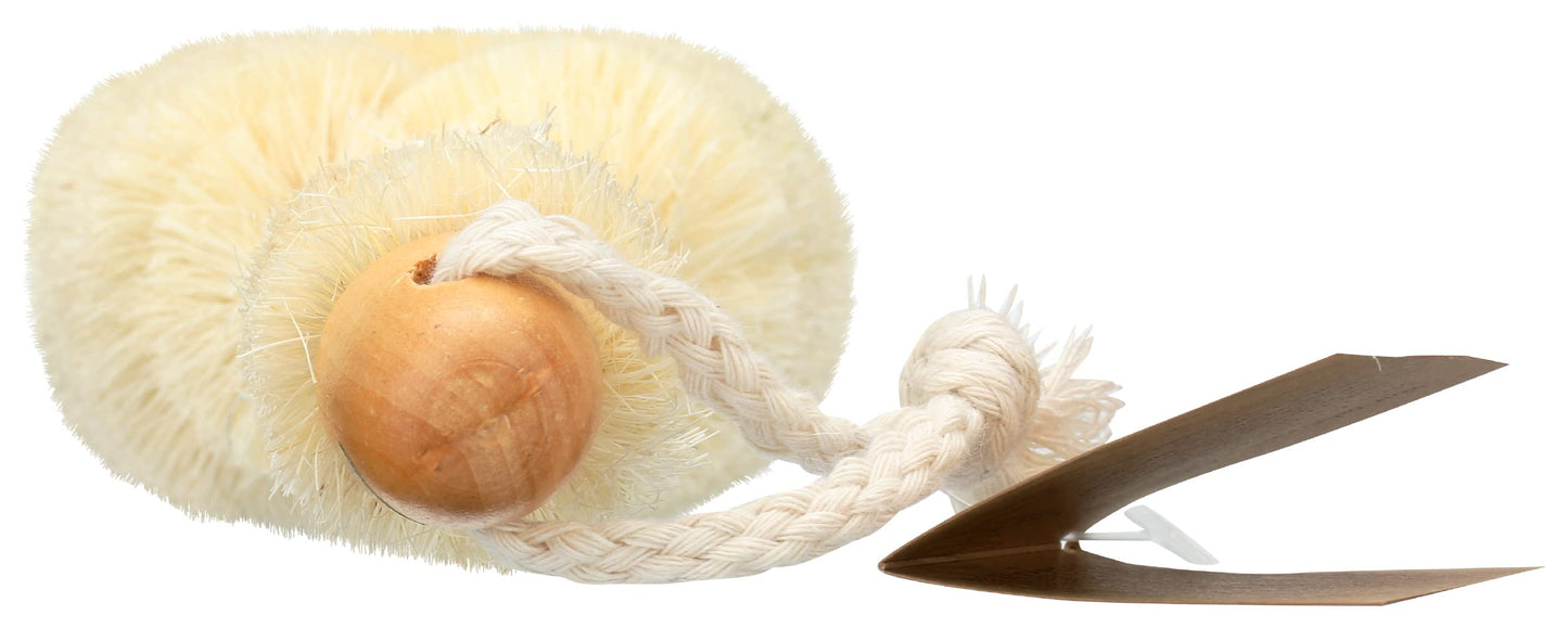 Baudelaire Sisal Bath Brush for Shower - 9 in - Traditional Japanese-Style Loofah Brush for Excellent Body Exfoliation - Essential Back Scrubber That Freely Removes Dead Cells.