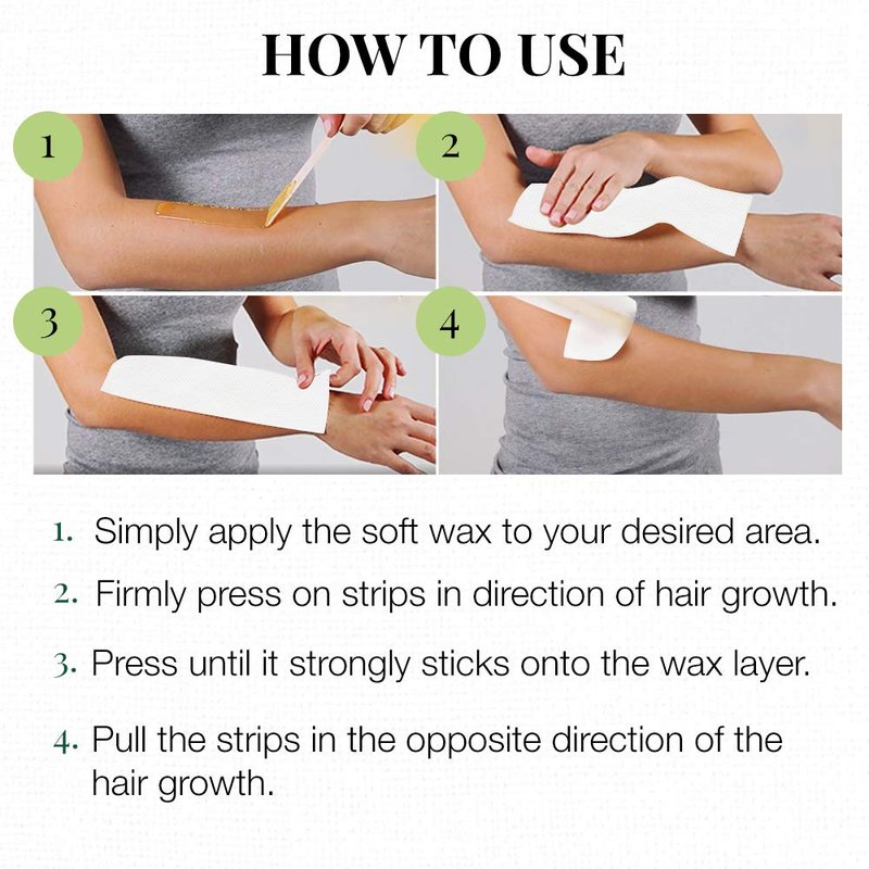 Clean + Easy Extra Large Cloth Wax Strips Roll – Non-Woven Epilating Roll for Hair Removal, Muslin Wax Strips for Body & Legs, 50 Yards