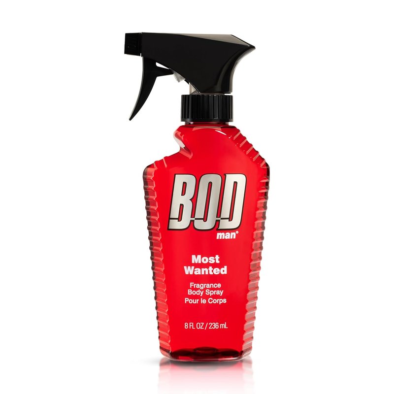 BOD Man Fragrance Body Spray - Most Wanted & Fresh Guy | 8 Fl Oz Each for All-Day Freshness