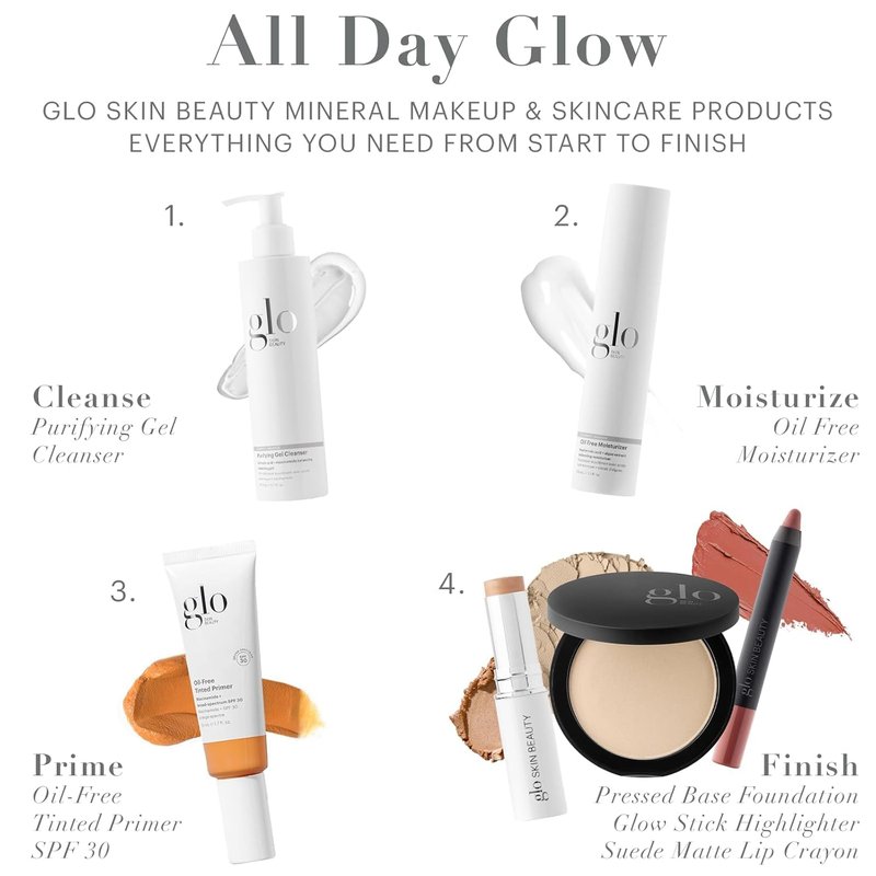 Glo Skin Beauty Pressed Base Powder Foundation, Honey Light – Buildable Sheer to Full Coverage, Long Wear Face Powder Compact, Pressed Powder Makeup for Smooth, Semi-Matte Finish