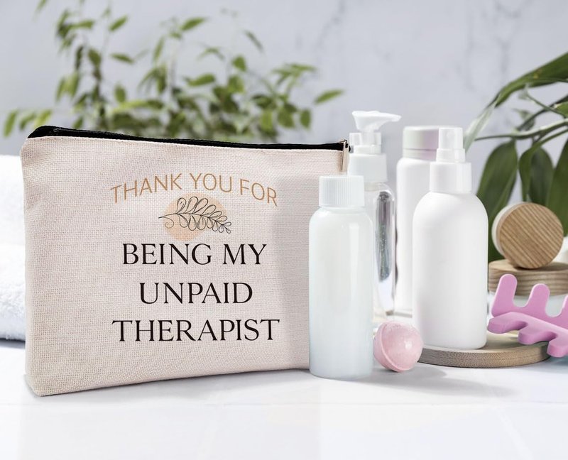 Funny Cosmetic Bag for Women - Best Friend Appreciation Gift | Travel Toiletry Makeup Bag