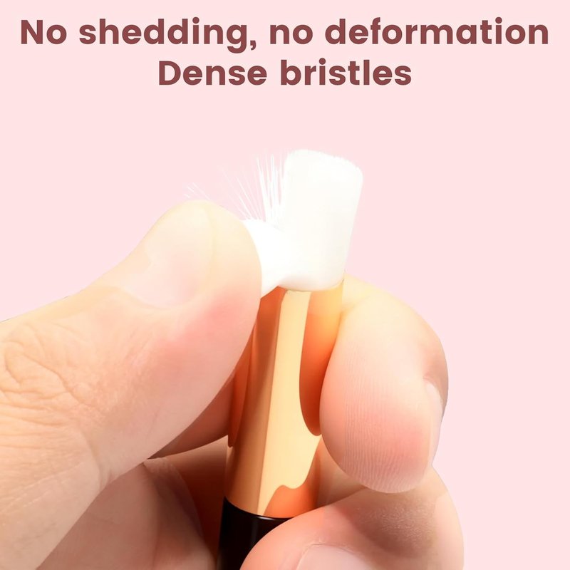 Eyelash Cleaning Brushes - 100 Pcs Soft Travel-Size Lash Extension Tools | Black, 4.39 Inch