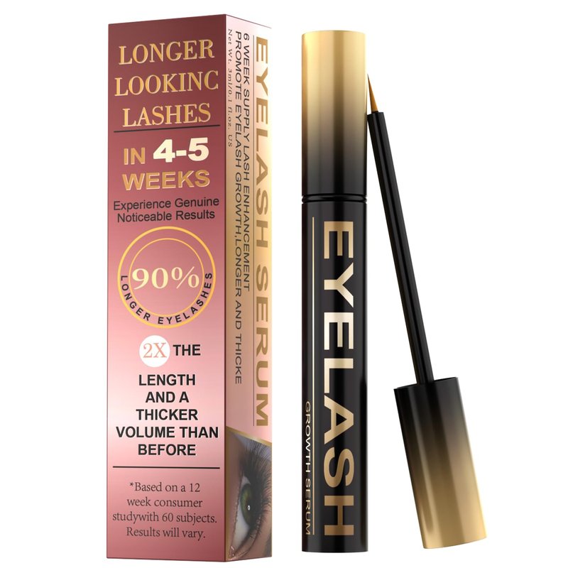 Eyelash Growth Serum - Premium Lash Enhancer for Longer, Thicker Lashes | 5 mL, Sensitive Eyes Formula