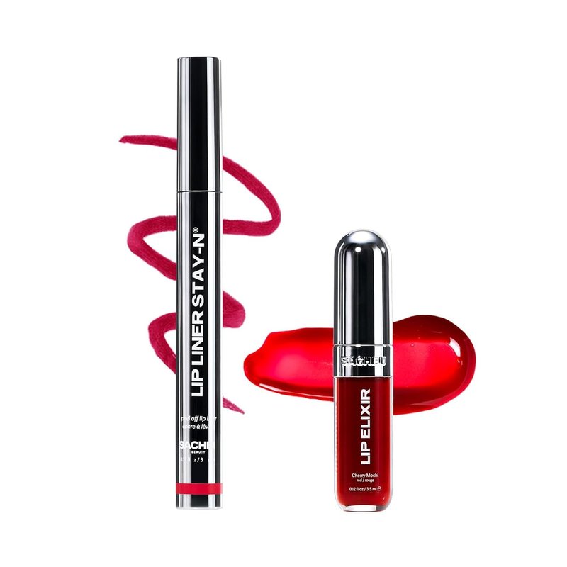 Sacheu Lip Liner - Long Lasting Waterproof Lip Tint with Hyaluronic Acid & Vitamin E | Transfer Proof Matte Finish (Red-Y Or Not)