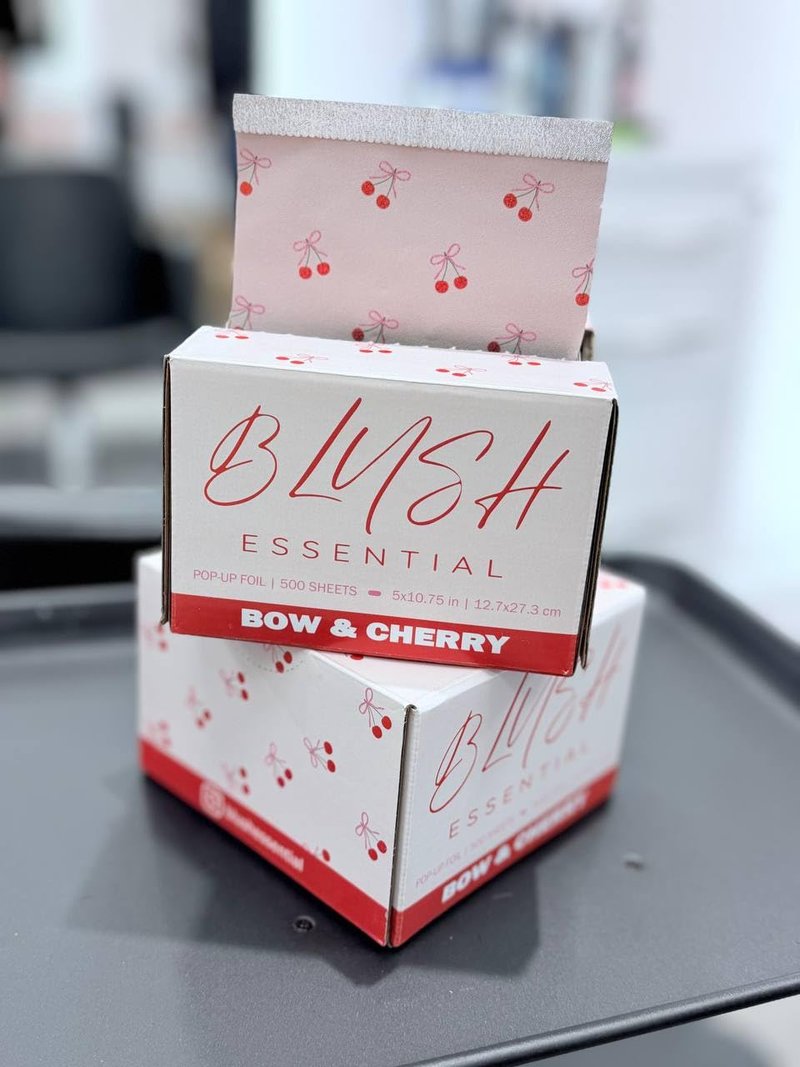 Bow & Cherry Hair Foils - Professional Aluminum Coloring Foils - 500 Sheets | 5"x10.75" - Ideal for Highlights