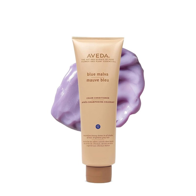 Aveda Blue Malva Color Conditioner - Purple Conditioner for Silver, Gray & Blonde Hair | Neutralizes Brassiness | 8.5 Fl Oz