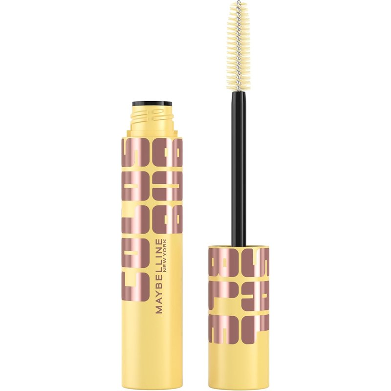 Maybelline The Colossal Bubble Mascara - Buildable Volume & Length for Bold, Separated Lashes | Blackest Black, 1 Count
