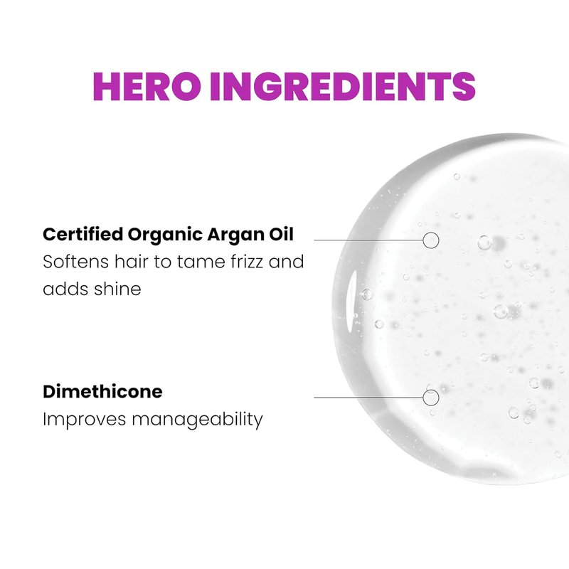 ELEVEN AUSTRALIA Smooth & Shine Anti-Frizz Serum | Tame Frizzy Hair, Add Shine - Lightweight Formula, 2 fl oz