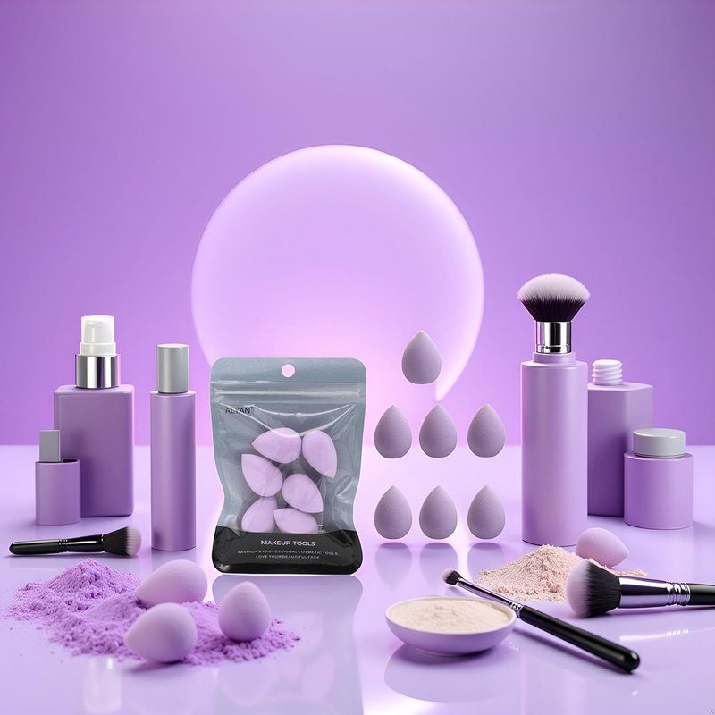 6Pcs Beauty Blender Sponge for Foundation, Powder, Concealer and Eye Shadow, Under Eyes, Highlight and Contour