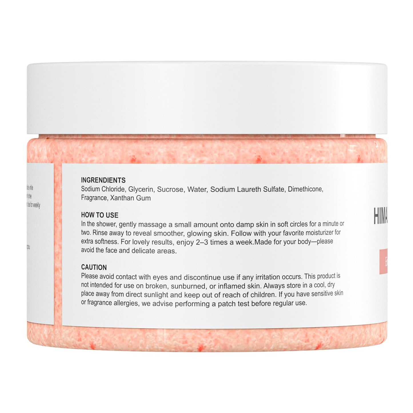 Dr.Yiman Himalayan Salt & Sugar Body Scrub, Lychee Scented Exfoliating and Moisturizing Scrub for Women – Gently Exfoliates, Hydrates and Smooths Skin for a Soft Glow, 10.58 oz