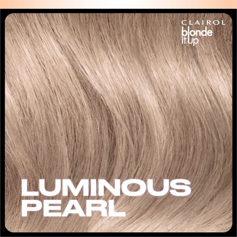 Clairol Blonde It Up Crystal Glow Toners Demi-Permanent Hair Dye, Luminous Pearl Hair Color | Ammonia Free | Add Pearlescent Tones to Pre-Lightened Shades | Neutralizes Warmth | Pack of 1