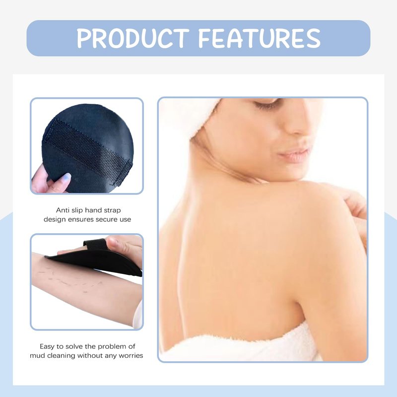 (3PS) Exfoliating Shower Towel with Shower Gloves for Body Scrub Back Scrubber for Shower for Use in Cleaner Men/Women