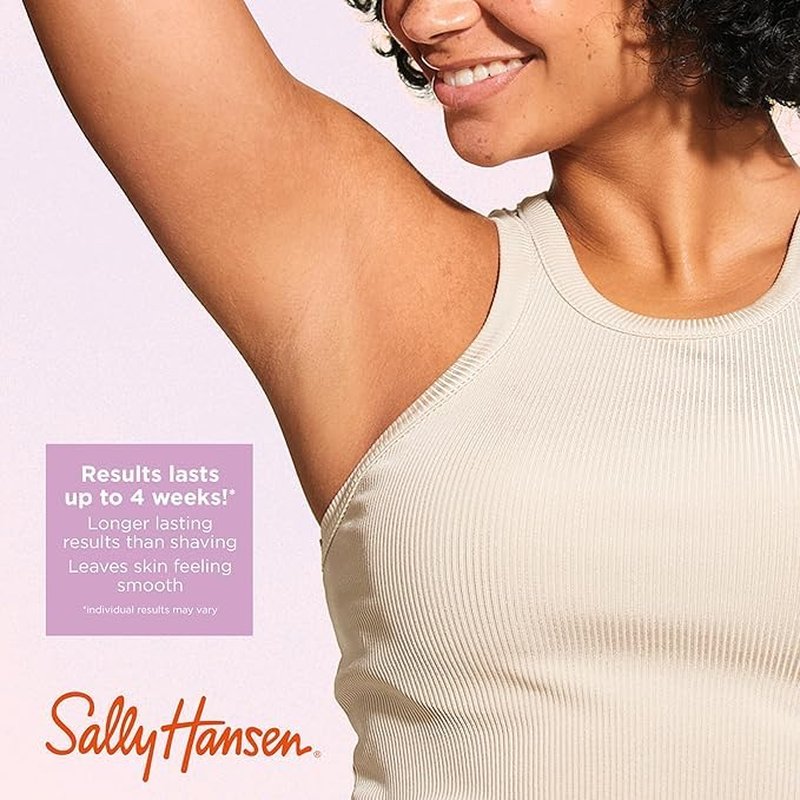 Sally Hansen Microwavable Wax Kit - Hair Removal for Body, Legs, Underarms & Bikini | Vegan & Dermatologist Tested
