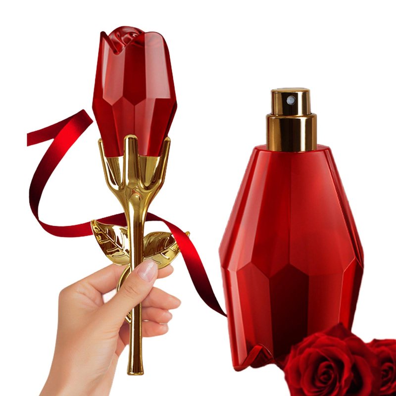CLY AMS Red Rose Perfume for Women - Eau De Parfum, Musk, Honey, Wine, Light Fragrance Fresh Floral, Perfume Oil 50ml